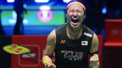 안세영, 피도 눈물도 없네…'친한 언니' 심유진 만나 10-0 깜짝 스코어→'코리안 더비' 2-0 완승+아시아선수권 결승행