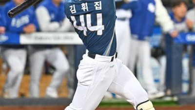 NC 김휘집, 오러클린 던진 공에 종아리 맞고 교체…”병원 검진 계획 없음” [오!쎈 대구]