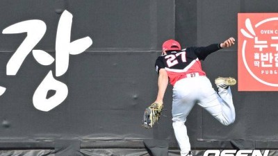 '공포의 호령존' 이걸 잡다니…KIA 연이틀 1점 차 승리, 슈퍼캐치 없었다면 결과 또 몰랐다 [오!쎈 대전]