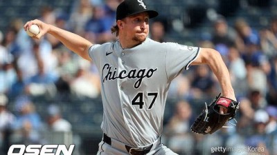 '1회 홈런 한방 내준게 전부인데' KBO MVP 투수, 또또또 첫 승 사냥 실패…야속한 타선, 日 거포 언제 터지나