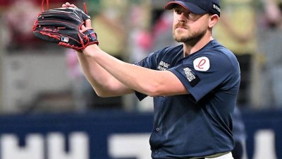 롯데팬 함성에 '가슴 두근두근' 비슬리…응원이 마운드에서 큰 힘, 보답하고 싶다 [고척 현장]