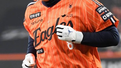 '노시환 6번 그대로' 한화 김경문 감독, 1번 이원석-4번 강백호 선발 재시험 [대전 현장]