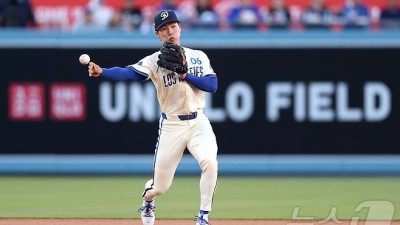 다저스 김혜성, 텍사스전 1안타 1볼넷…시즌 첫 도루 성공