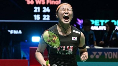 '역시 세계최강' 안세영, '대망의 그랜드슬램' 코앞... 압도적 결승행→'단 1승' 남았다