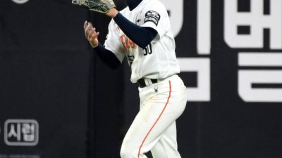 정해영, 전상현 없는데 성영탁, 김범수도 쉬는 날이었다...한화 이원석이 그 타구를 잡았더라면 [대전 현장]