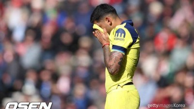 토트넘 마지막 경기 될 수도 눈물 펑펑 교체→시즌 OUT 위기...'강등 확률 46%' 토트넘, 주장 로메로도 쓰러졌다
