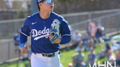 전날 '무안타' 김혜성, 우완투수 상대로 이틀연속 선발출전…뉴욕 메츠전, 유격수-8번