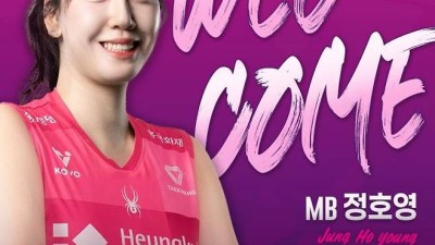 정호영, 프로배구 흥국생명 품으로…3년 5억4천만원에 FA 계약