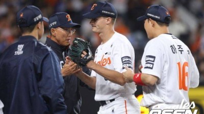 쿠싱 마무리로 쓴다더니? 외인 투수가 5점 차 열세에 등판하다니 [오!쎈 대전]