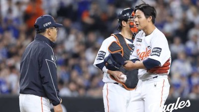 한화 트레이드 이적생, 1군 호출 '하루 만에' 2군행...왜? 제구 좀 더 다듬고 와 [부산 현장]