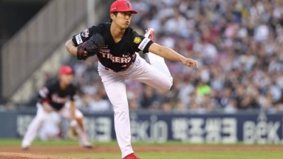 '제구 잡힌' KIA 이의리…시속 156㎞로 '시즌 왼팔 구속 1위'(종합)