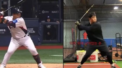 공 보고 맞히기에 급급한 느낌…강정호, 뼈때리는 독설→롯데 두동희 똑같은 병 걸렸다