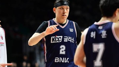'사상 최초' KCC 기적, 정규리그 6위 챔피언결정전 진출... 5위 소노와 우승컵 경쟁 '대격돌'