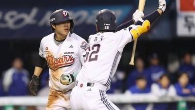 삼성 '58억 마무리' 1볼 교체 대실패! 두산, 8-5 역전승→WS 달성…박준순 8회 만루 싹쓸이 결승 2루타 [잠실:스코어]