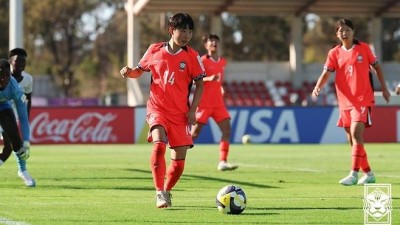 한국 여자축구, U-17 아시안컵서 필리핀에 5-0 대승…백서영 4골