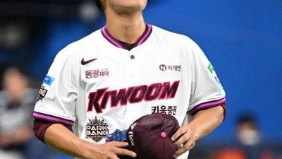 ‘박석민 아들’ 박준현 최악의 하루, 157km 던지고도 실책-볼넷에 눈물…3⅔이닝 5실점 조기 강판 [오!쎈 고척]