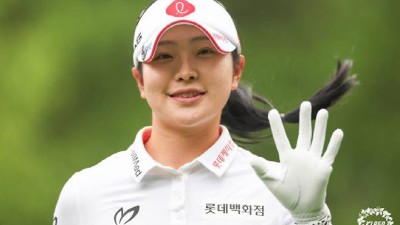 작년 대상 유현조, 고지원·김민솔 제치고 올 시즌 6개 대회 만에 첫 우승