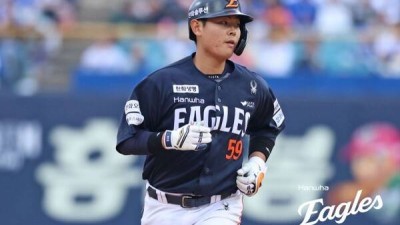 노시환·강백호도 제쳤는데 난 아직 거포 아니다, 30홈런은 쳐야죠...한화 차기 안방마님, 3G 4홈런 폭발→리그 단독 2위 '성큼'