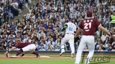 '무사 만루'가 '순삭'됐다! 키움, 역대급 5-4-3 삼중살 작렬…통산 87번째 기록
