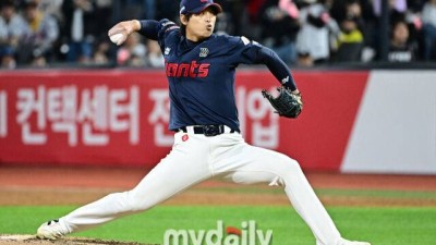 롯데 35세 아픈 손가락, 323일 만에 삼자 범퇴 감동…잘 던져줬다 명장도 엄지척 [MD수원]