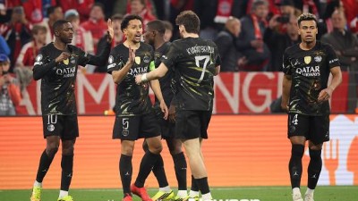 ‘이강인 결장-김민재 22분’ PSG, 뮌헨과 2차전 1-1 無..2년 연속 결승