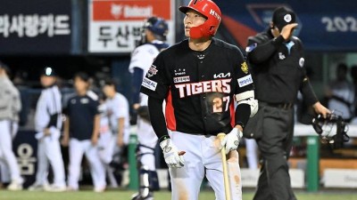 꽃감독 결단 내렸다! '4G 연속 무안타' 김호령 선발 제외…투수 이형범 1군 콜업 [광주 현장]
