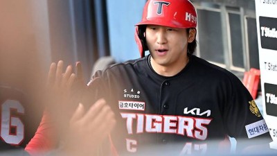 'KIA 캡틴 왜 이러나'…5월 0.067 부진, 잘해줘야 하는 타이밍인데 이범호 감독도 아쉽다 [광주 현장]