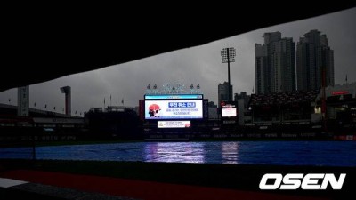 ‘아뿔싸’ 롯데 위닝시리즈 도전 무산…수원 KT-롯데전 우천 취소→추후 편성 [오!쎈 수원]