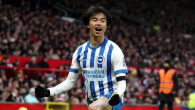 日 미토마, 벌써 손흥민 넘었다…토트넘전 원더골, 3번째 'EPL 이달의 골' 수상→최다 수상 공동 1위로