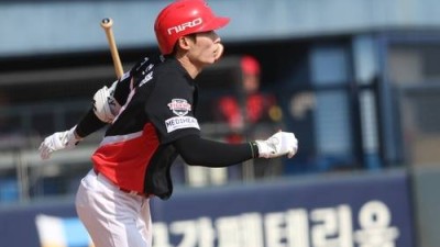 김호령 135m 동점포, 아데를린 결승타…KIA, 롯데전 4연승