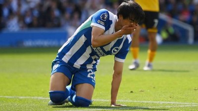 日 축구 최악의 사태…'EPL 맹활약' 최고 스타, 2026 월드컵 OUT→햄스트링 부상+최소 2개월 결장
