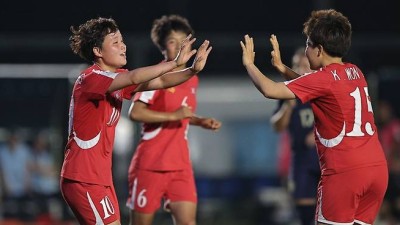 슈팅 수 北 32-1 태국, '골골골골골골' 융단 폭격 6-0 대승→준결승행…북한 女 U-17 대표팀 월드컵 티켓 확보