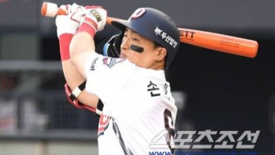 두산의 선택이 틀리지 않았다. 손아섭 기어이 125m 스리런포 작렬. 1군 기회 오나[SC퓨처스]