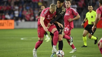 '손흥민 풀타임' LAFC, 정상빈 뛰는 세인트루이스에 1-2 패