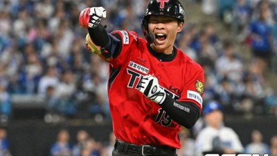 “지는 줄 알았다” 이범호 감독도 벌떡…박재현, 9회 라팍 뒤집은 미친 홈런 [오!쎈 대구]