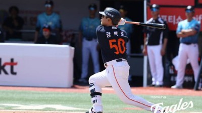 강백호 멀티 3점포·화이트 6이닝 1자책 쾌투…한화 3연승 질주