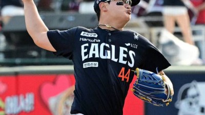 '투구폼 수정' 거절한 김서현, 부활 희망 보이나…2군 첫 등판 無4사구 호투, 한화 2군 10-1 대승