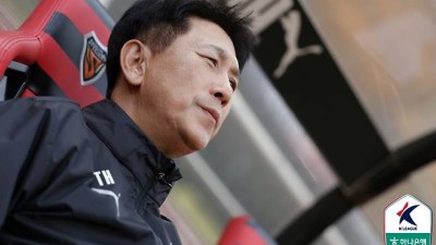 시즌 초 부진→어느새 4위 도약+상위권 바라본다…박태하 감독의 미소 포항의 기운인 것 같다 [현장인터뷰]