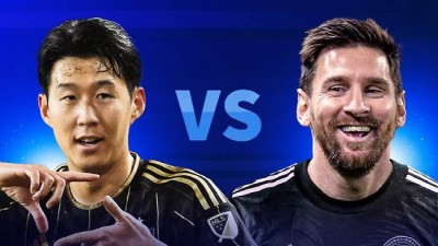 '대반전' 손흥민, 한국인 최초 리오넬 메시와 같은 팀 무산?... 美 유력 기자, MLS 올스타 투표 'SON 제외'