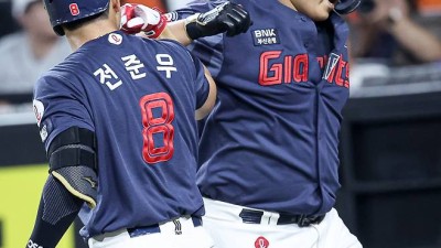 '한동희 3G 연속 홈런' 롯데, 대반전 역전 드라마!…한화 6-4 무너뜨리고 연패 탈출→불펜 철벽투 빛났다 [대전:스코어]