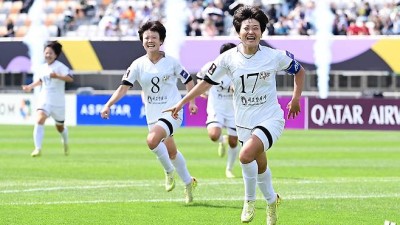 北 내고향, 한국서 우승하고 '인공기 또 꺼냈다'…아시아 정상 등극+15억 상금 획득→日 도쿄 베르디 1-0 제압 [현장리뷰]