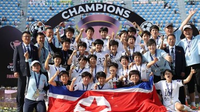 [현장 REVIEW] 이런 북한 축구 있었나...한국에서 15억원 방긋, 아시아 챔피언 등극 → AWCL 결승서 일본 도쿄 베르디에 1-0 승리