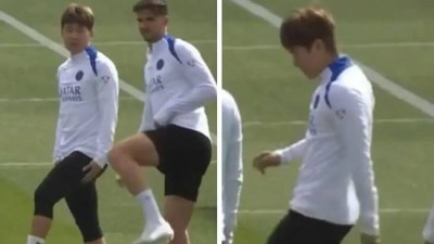 이강인 머리 염색에 손흥민 같다, 김정은 같은 느낌…PSG 팬들 곧장 반응→UCL 결승 앞두고 샛노랗게 물들였다