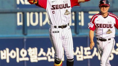 변화구 하나도 안 던지네 박해민, 포크볼에 헛스윙하고도 직구 확신…데뷔 첫 끝내기 홈런 터졌다