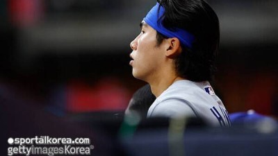 득점권에서 볼 하나 못 고르고 '삼진-삼진'이라니…'4타수 3삼진' 김혜성, '강등 전망' 현지 평가 못 바꾸나
