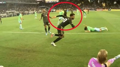 머리까지 들이민 손흥민, 결승골 터지자 ‘양 손 번쩍’…자신의 골처럼 기뻐해 ‘LAFC 시애틀에 1-0 신승’ 연패 탈출 [MLS REVIEW]  