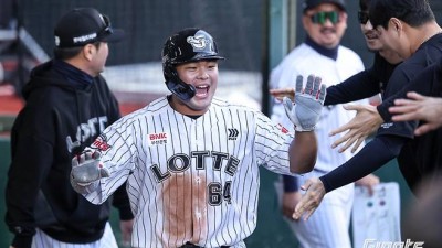 [IS 부산] 롯데, LG 3연전 1차전 '거포 기대주' 김동현 선발 투입