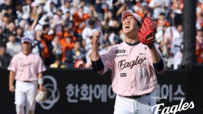 '5위 탈환' 한화 김경문 감독, 아찔 세이브 박상원에 여러사람 마음 조리게 했다, 막았다는 게 의미 [창원 현장]