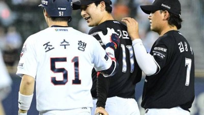 ‘아뿔싸’ 1위 경쟁 중 부상 악재라니…亞쿼터 투수, 강습타구에 팔 맞고 교체 “상태 지켜보고 검진 결정” [오!쎈 잠실]