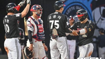 1:6에서 8:6으로 뒤집다…염갈량 작두 탔다→대타 문정빈 역전 2타점 3루타, LG 4연승, 롯데 3연패 [부산 리뷰]